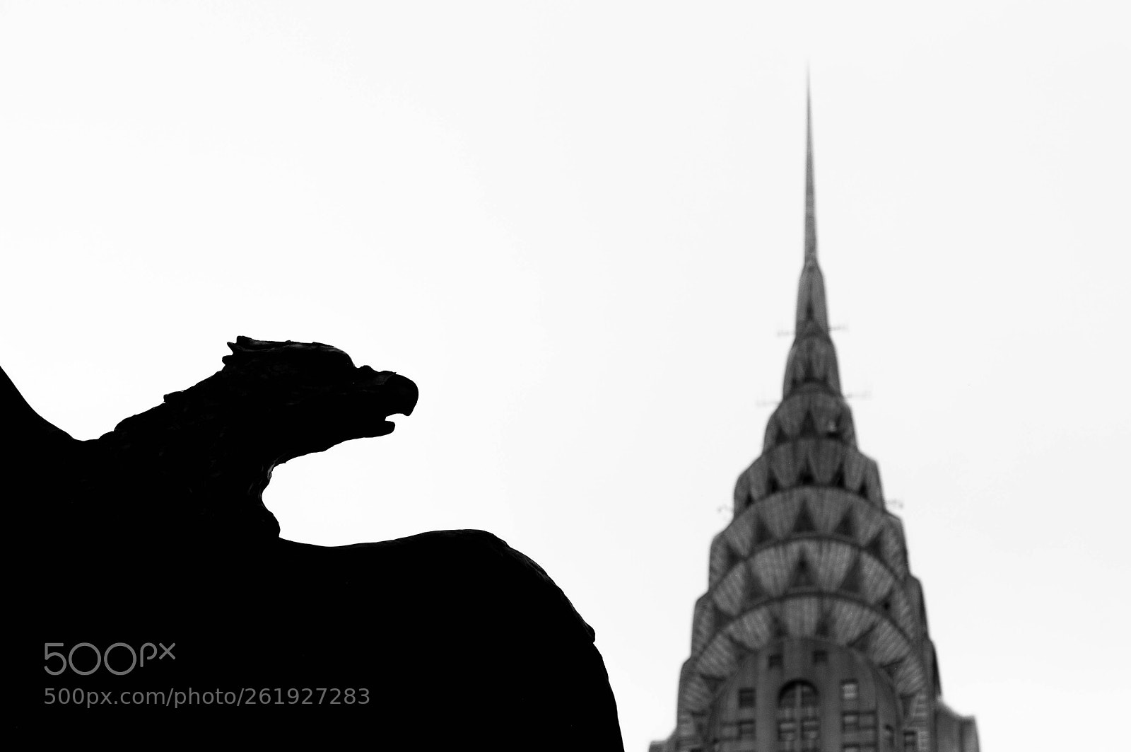 Nikon D90 sample photo. Chrysler building bald eagle photography