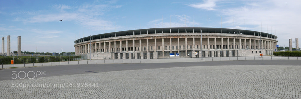 Panasonic Lumix DMC-LX100 sample photo. Berlin olympic stadium exterior photography