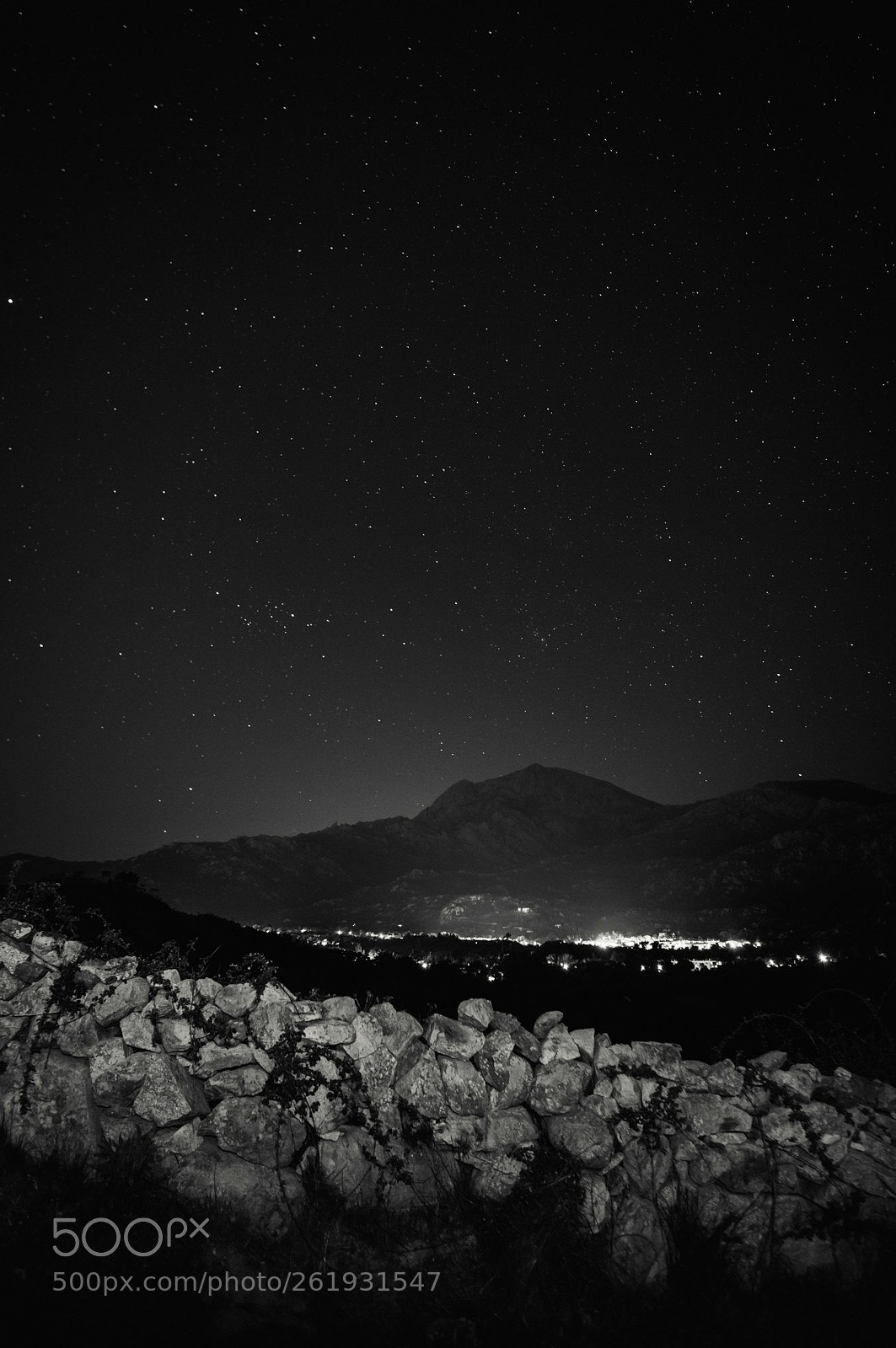 Canon EOS 5D Mark II sample photo. Fence at night photography