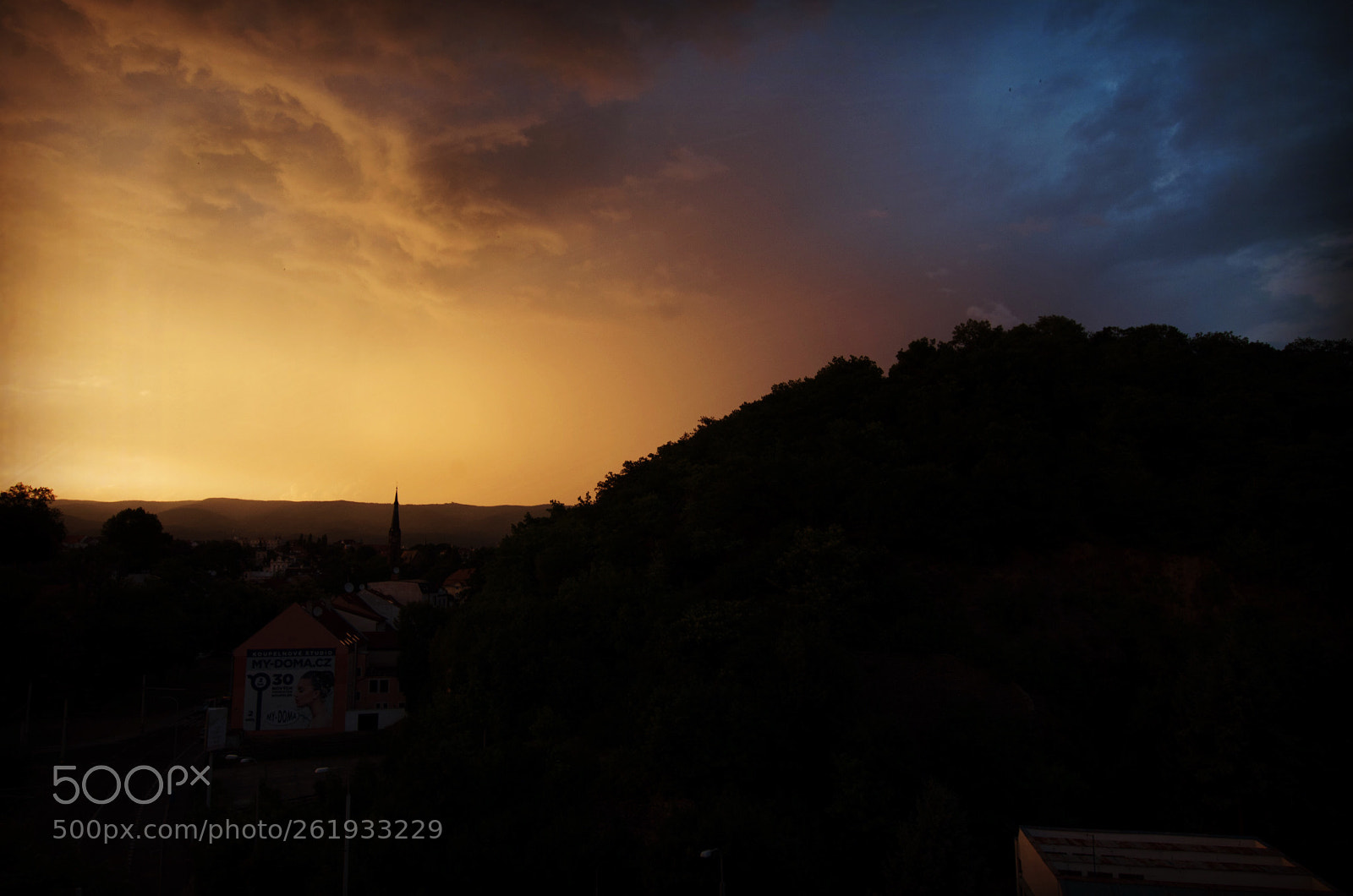 Pentax K-50 sample photo. Before the storm sunset photography
