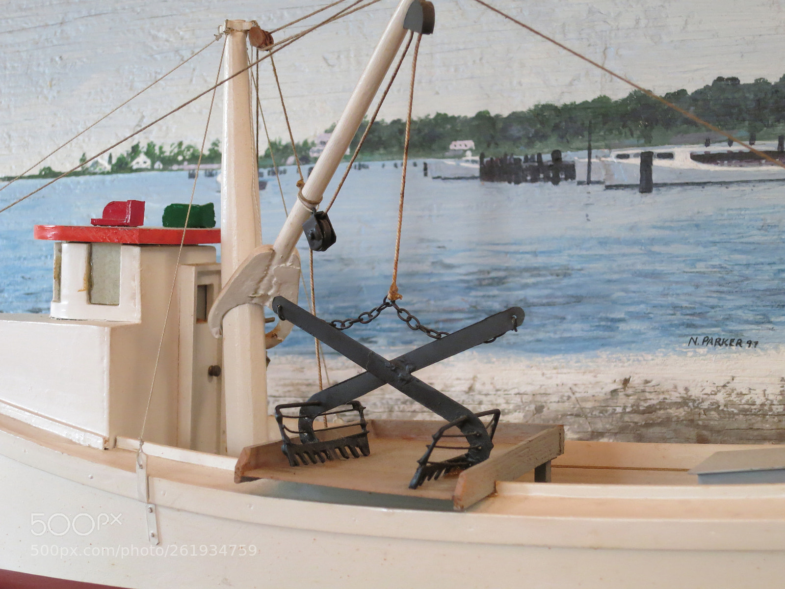 Canon PowerShot S100 sample photo. Model boat with painted photography
