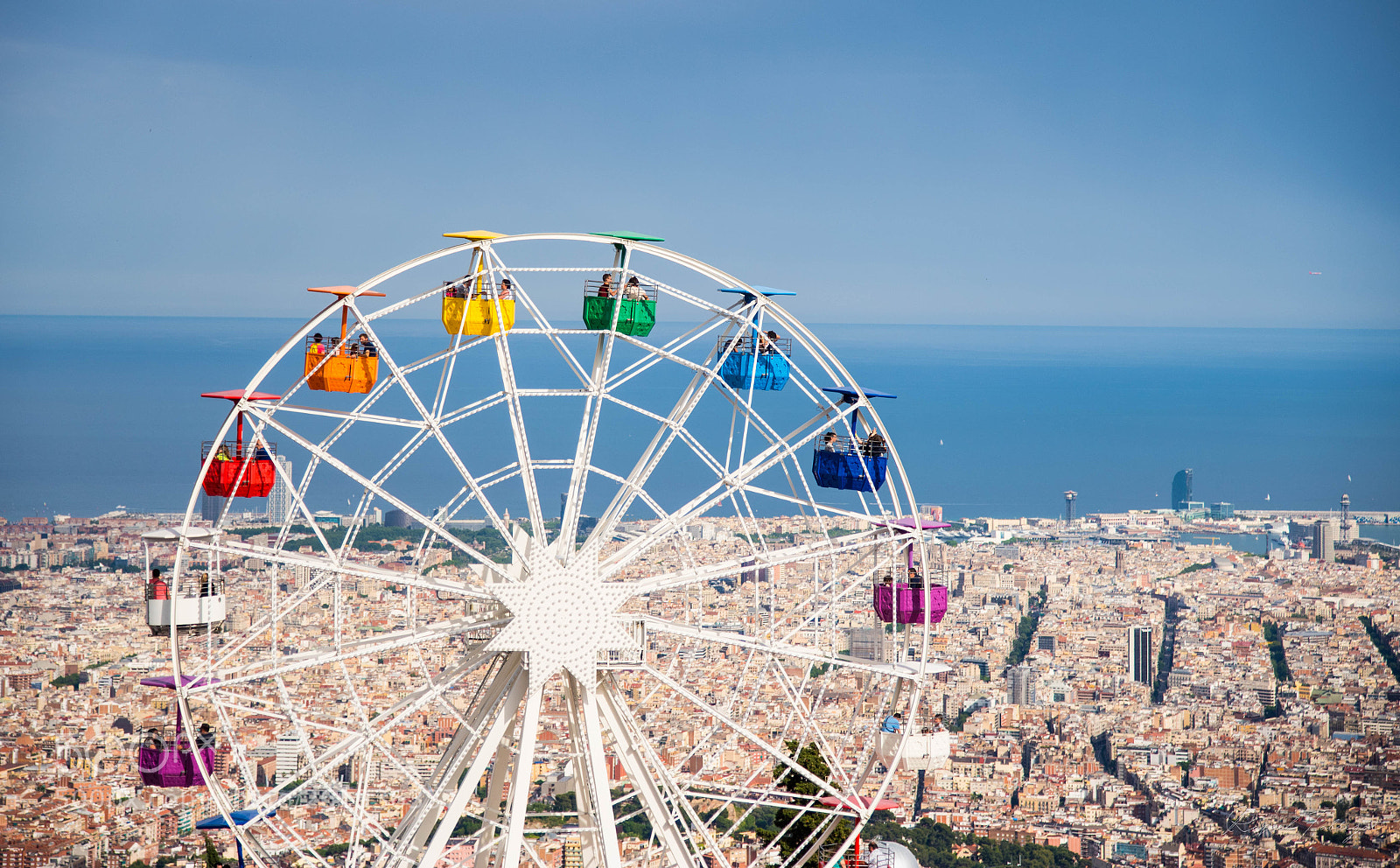 Nikon D750 sample photo. Barcelona des del tibidabo photography