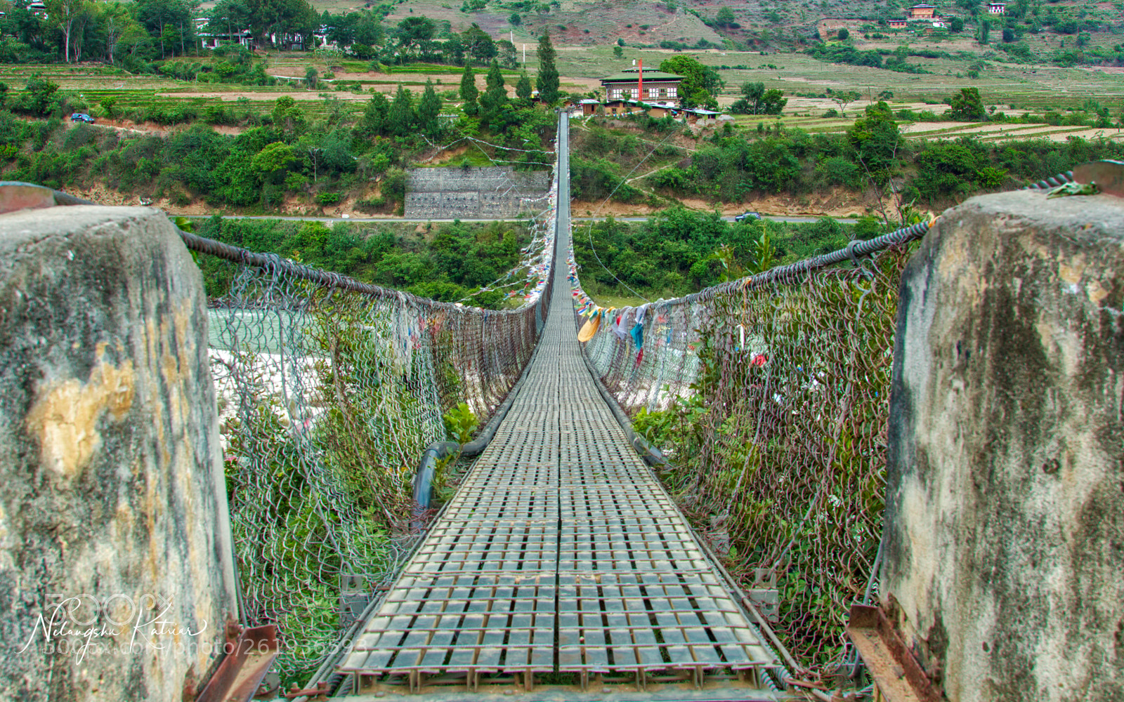 Canon EOS-1D X Mark II sample photo. Punakha suspension bridge photography
