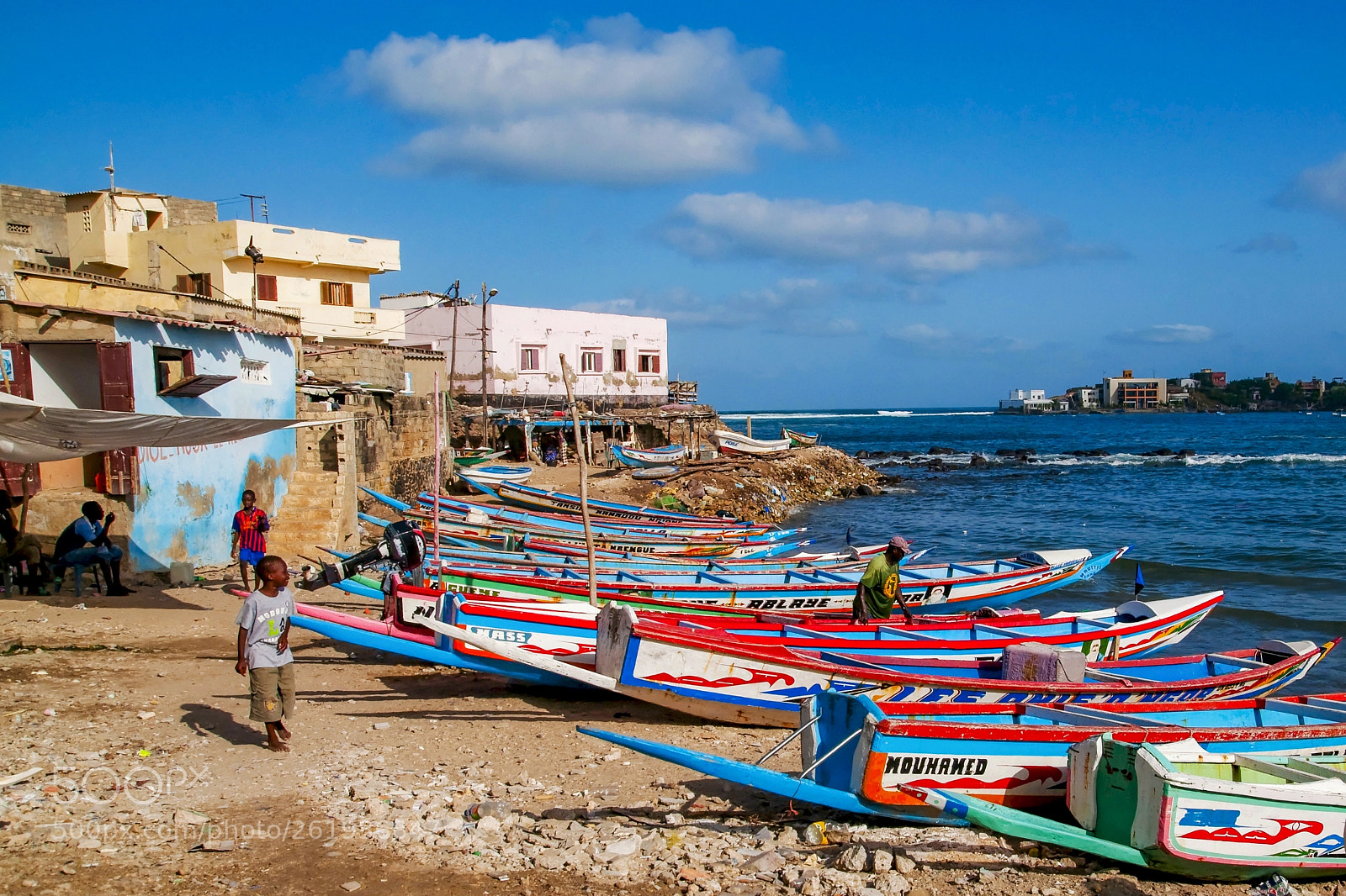 Nikon D300S sample photo. Fishing village in senegal photography
