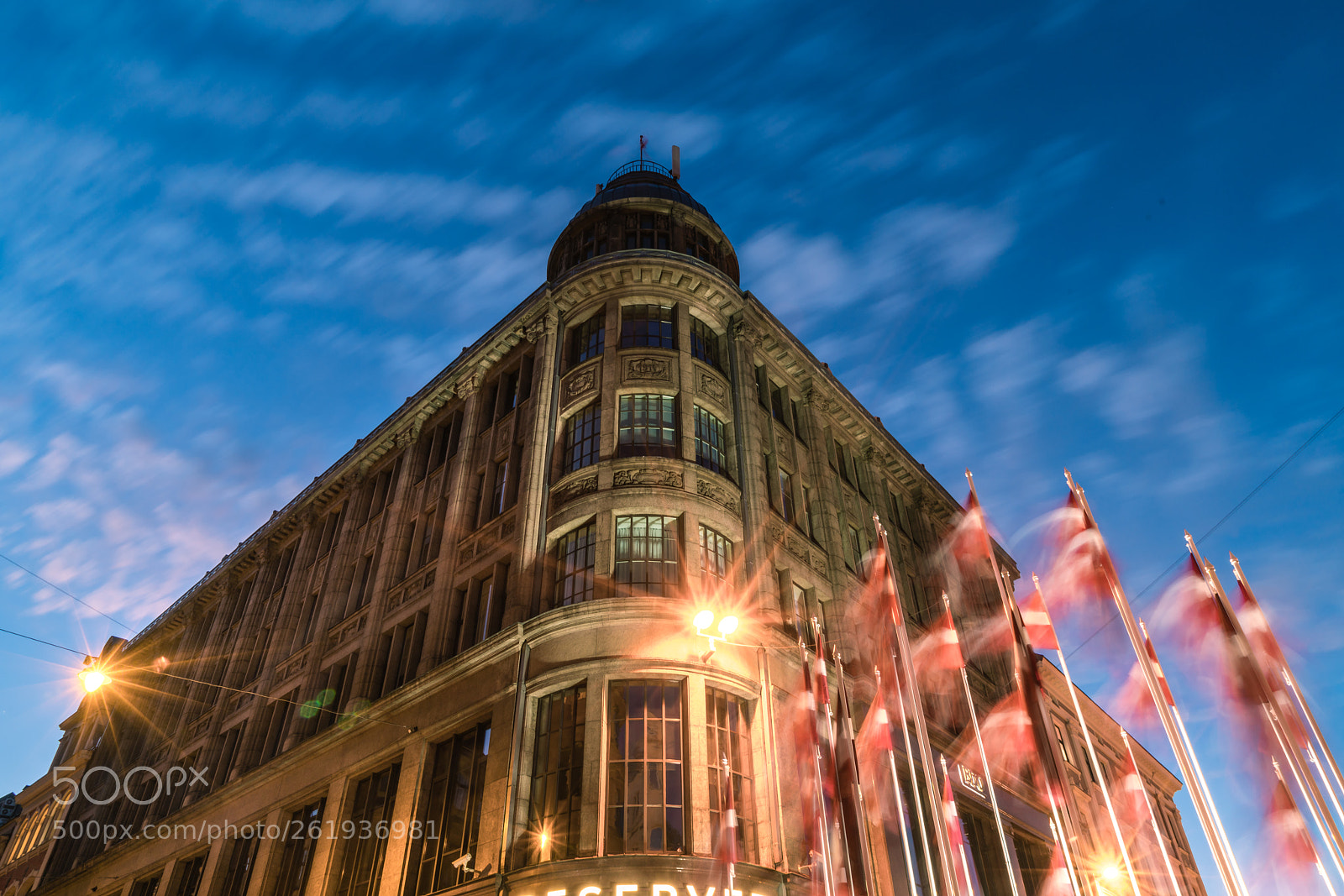Sony a7R II sample photo. Night in riga photography