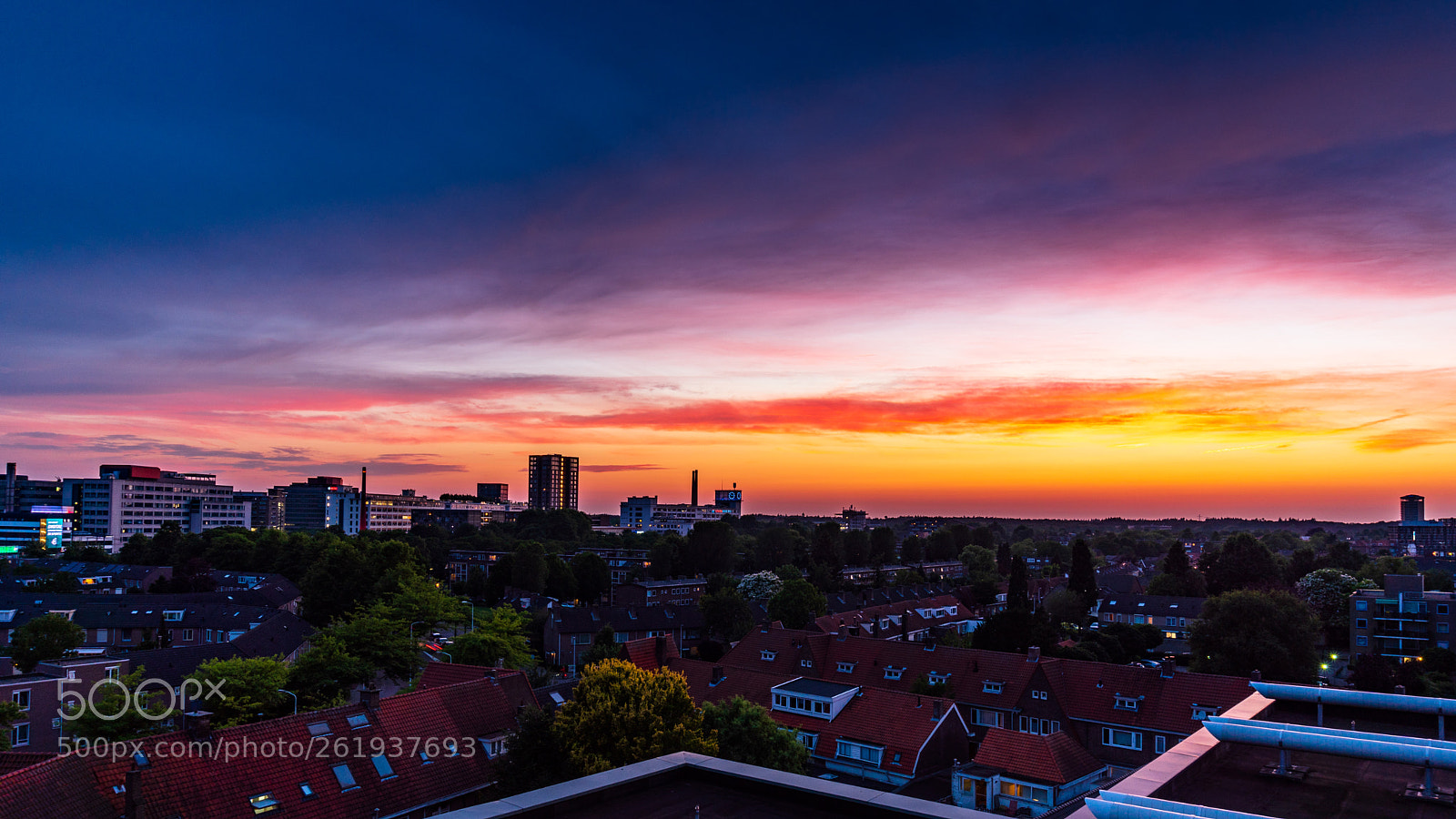 Sony a6300 sample photo. After sunset eindhoven photography