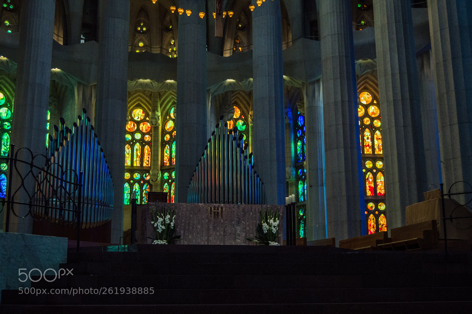 Nikon D3200 sample photo. Altar sagrada familia photography