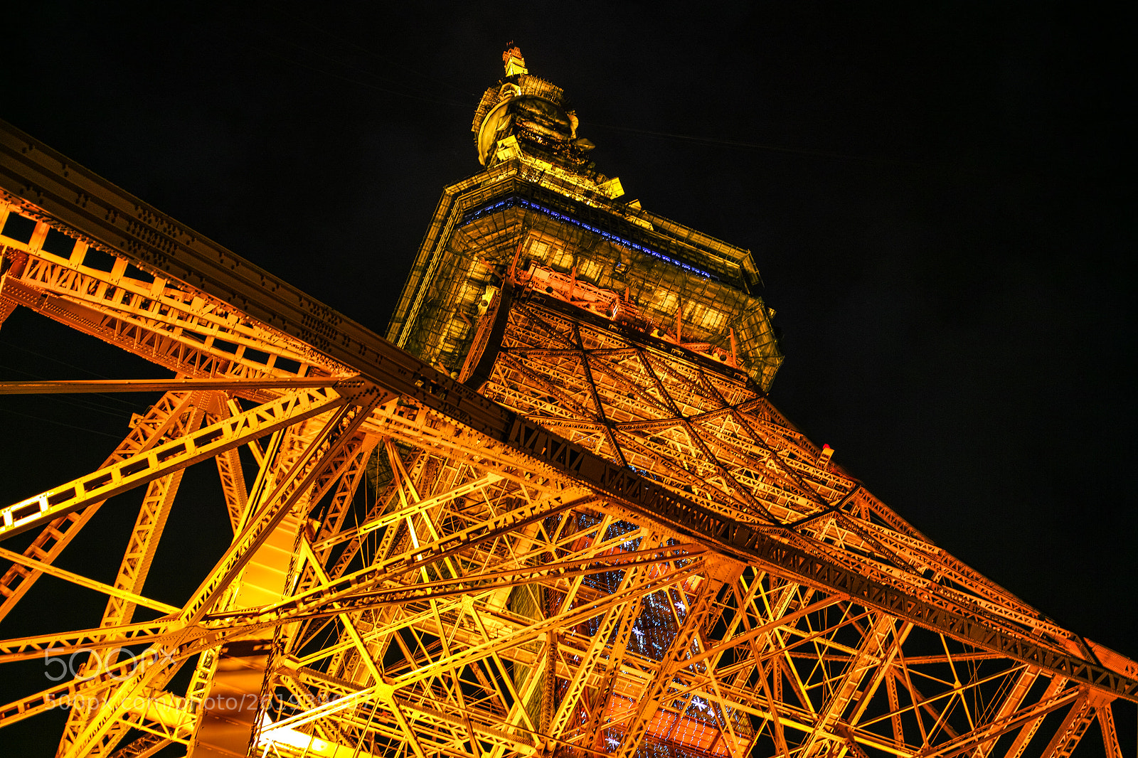 Sigma DP2 Merrill sample photo. Tokyo tower photography