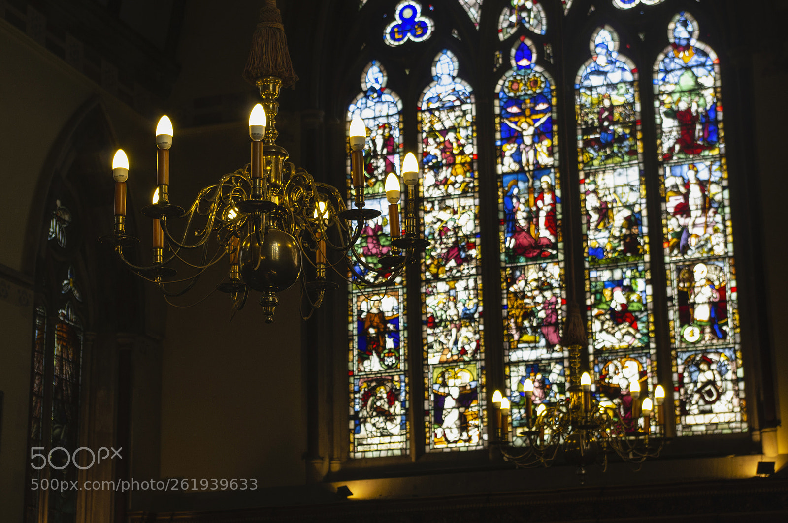 Pentax K-r sample photo. Chandelier photography