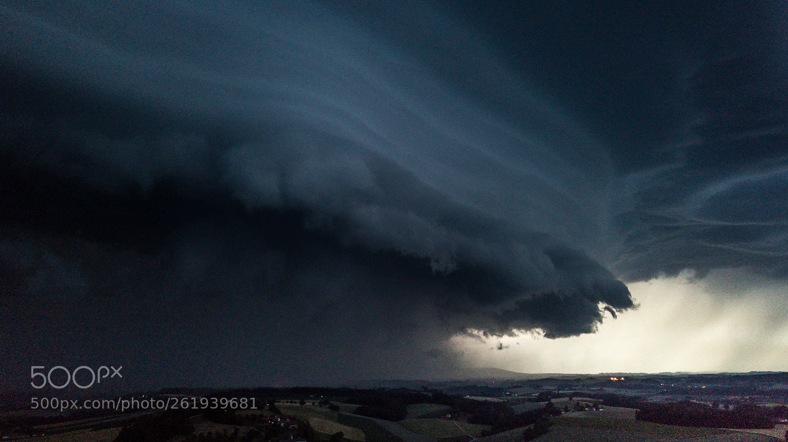 DJI FC220 sample photo. Impressive wallcloud at home photography
