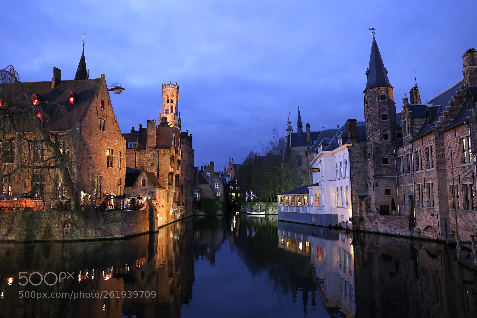Canon EOS 6D sample photo. Evening bruges photography