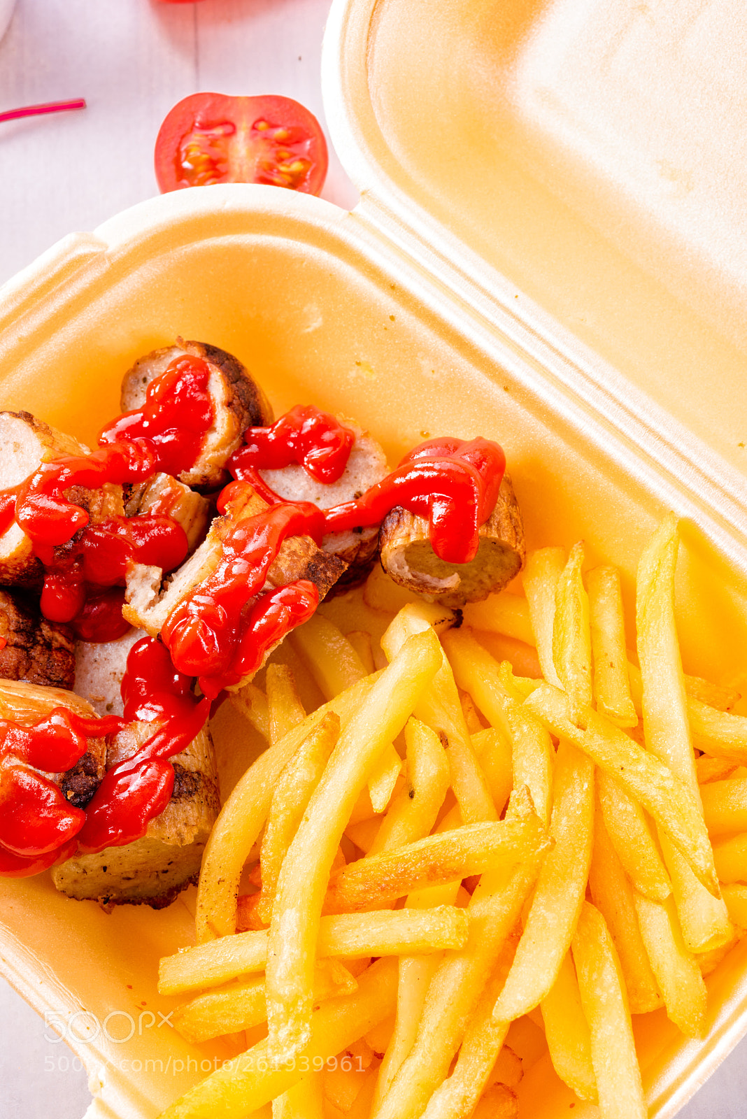 Nikon D810 sample photo. Grilled bratwurst with french photography