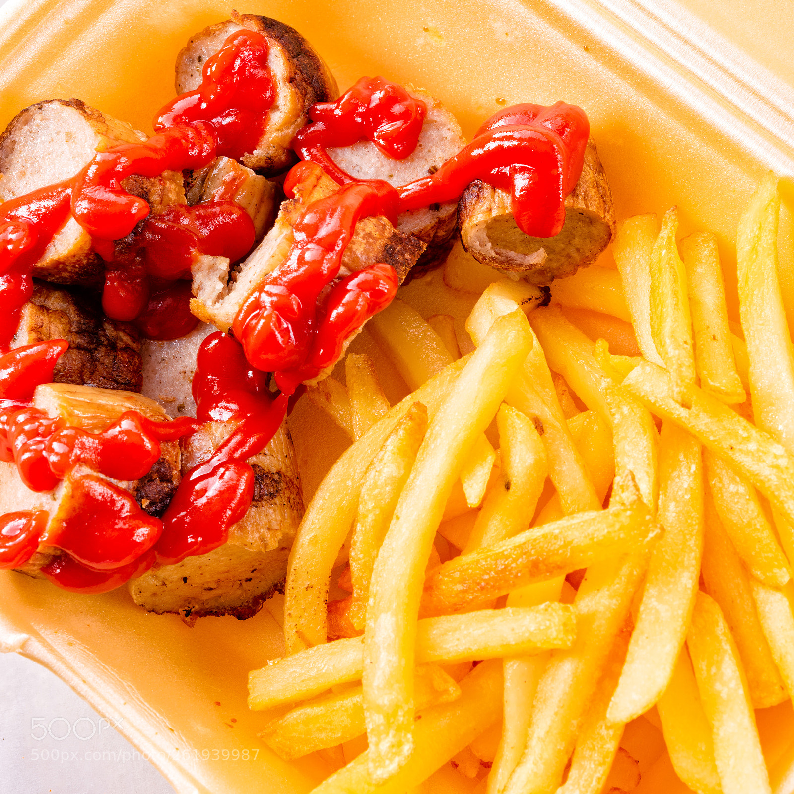 Nikon D810 sample photo. Grilled bratwurst with french photography