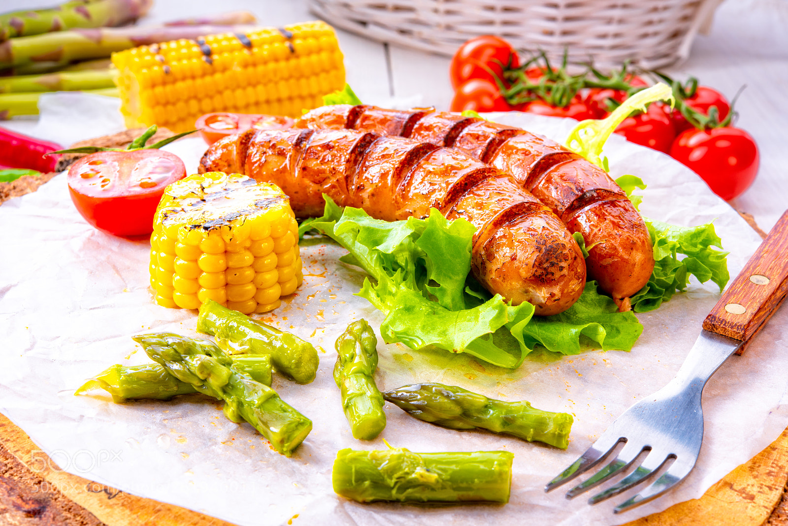 Nikon D810 sample photo. Grilled krakauer sausage with photography