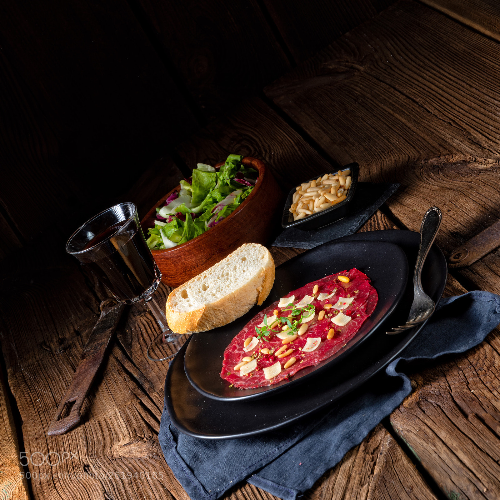 Nikon D810 sample photo. Carpaccio of beef with photography