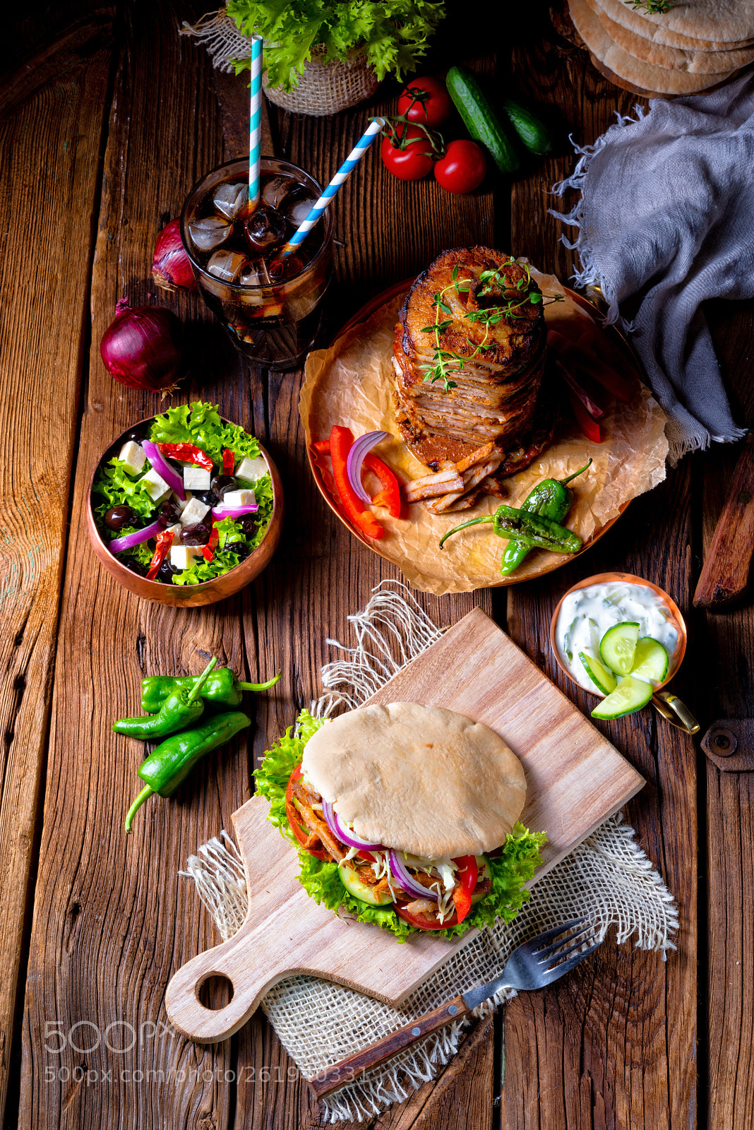 Nikon D810 sample photo. Crunchy pita with grilled photography