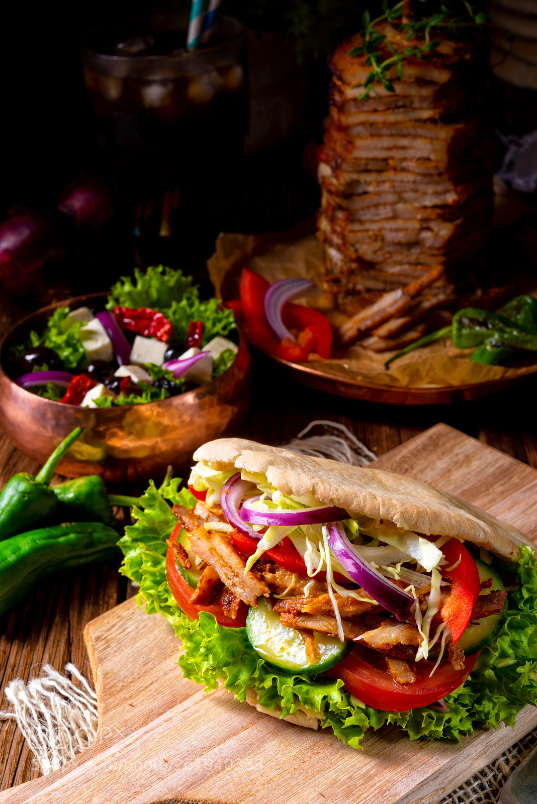 Nikon D810 sample photo. Crunchy pita with grilled photography