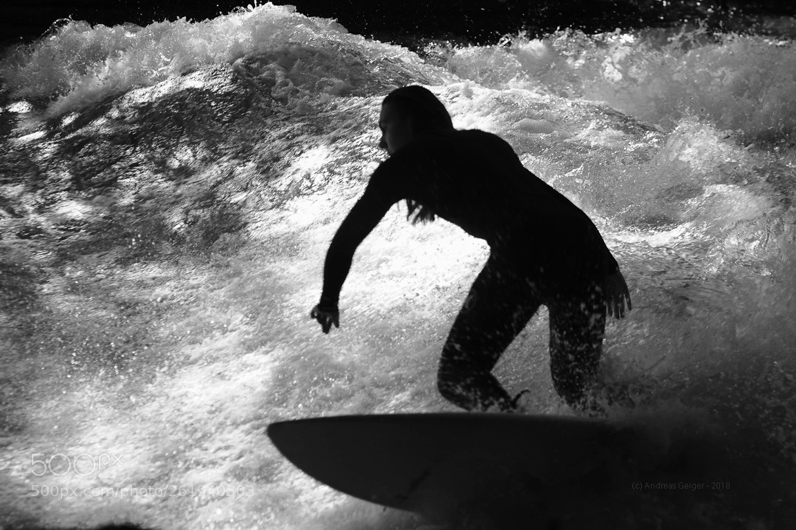 Olympus OM-D E-M10 II sample photo. Eisbach b&w photography