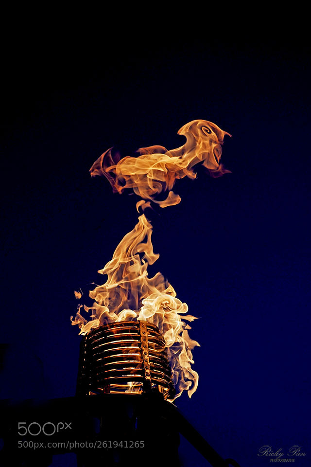 Olympus OM-D E-M1 Mark II sample photo. Genie of fire photography