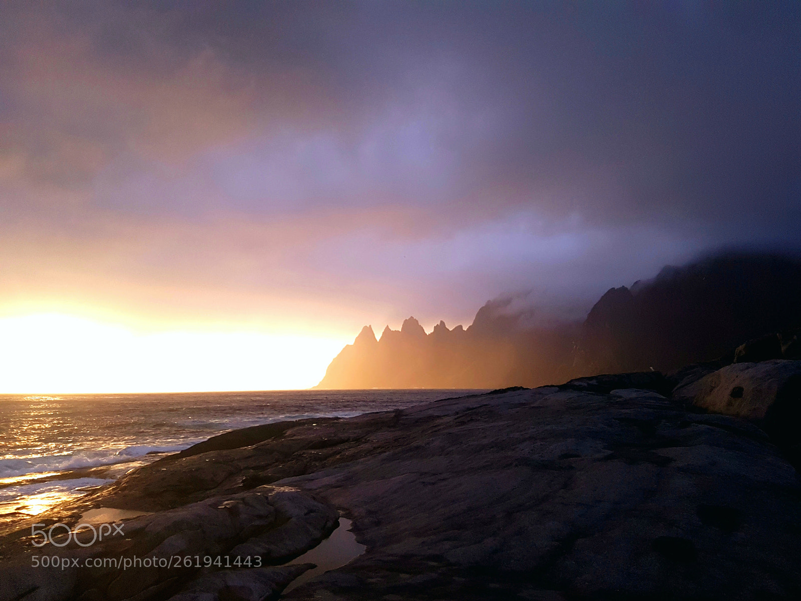 Samsung Galaxy S7 sample photo. Sunset in norway photography