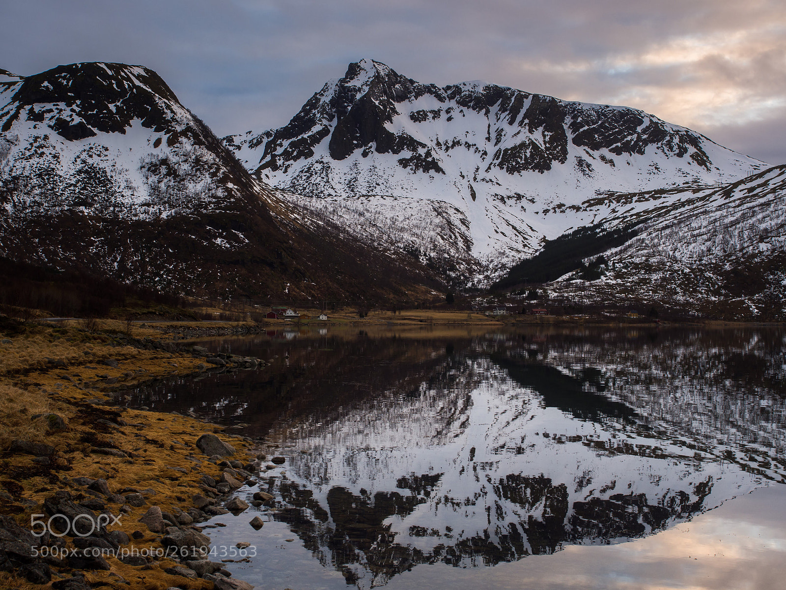 Olympus OM-D E-M5 sample photo. Lofoten reflection photography