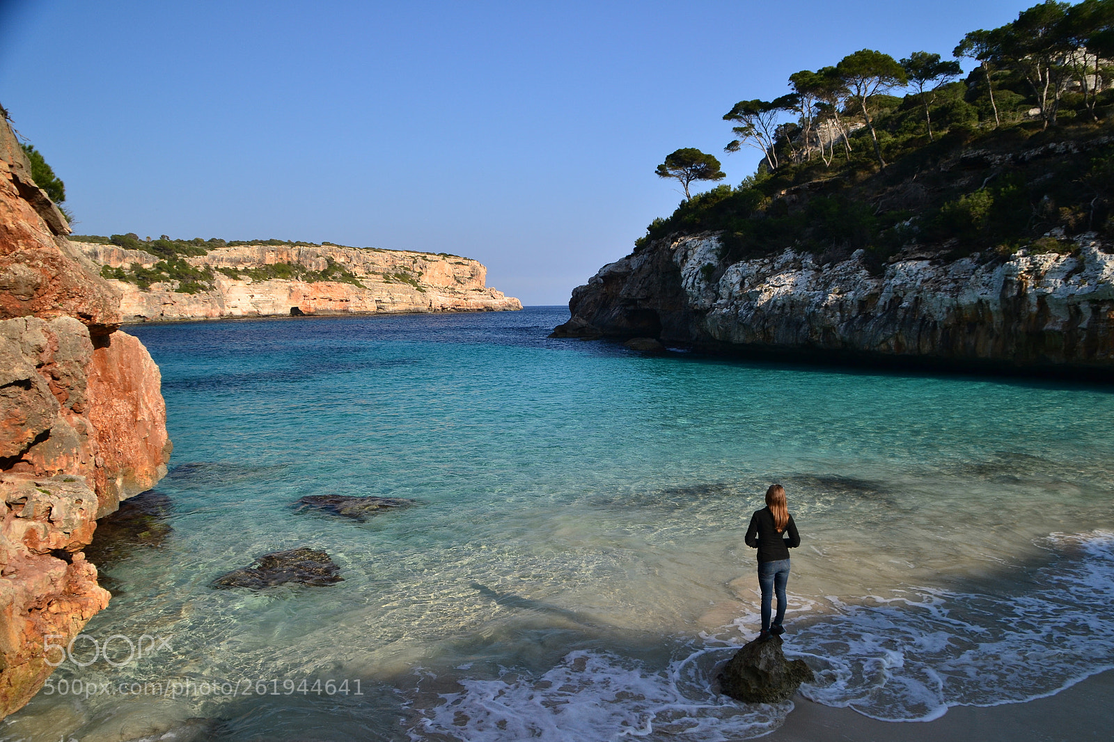 Nikon D3100 sample photo. Calo des moro beach photography