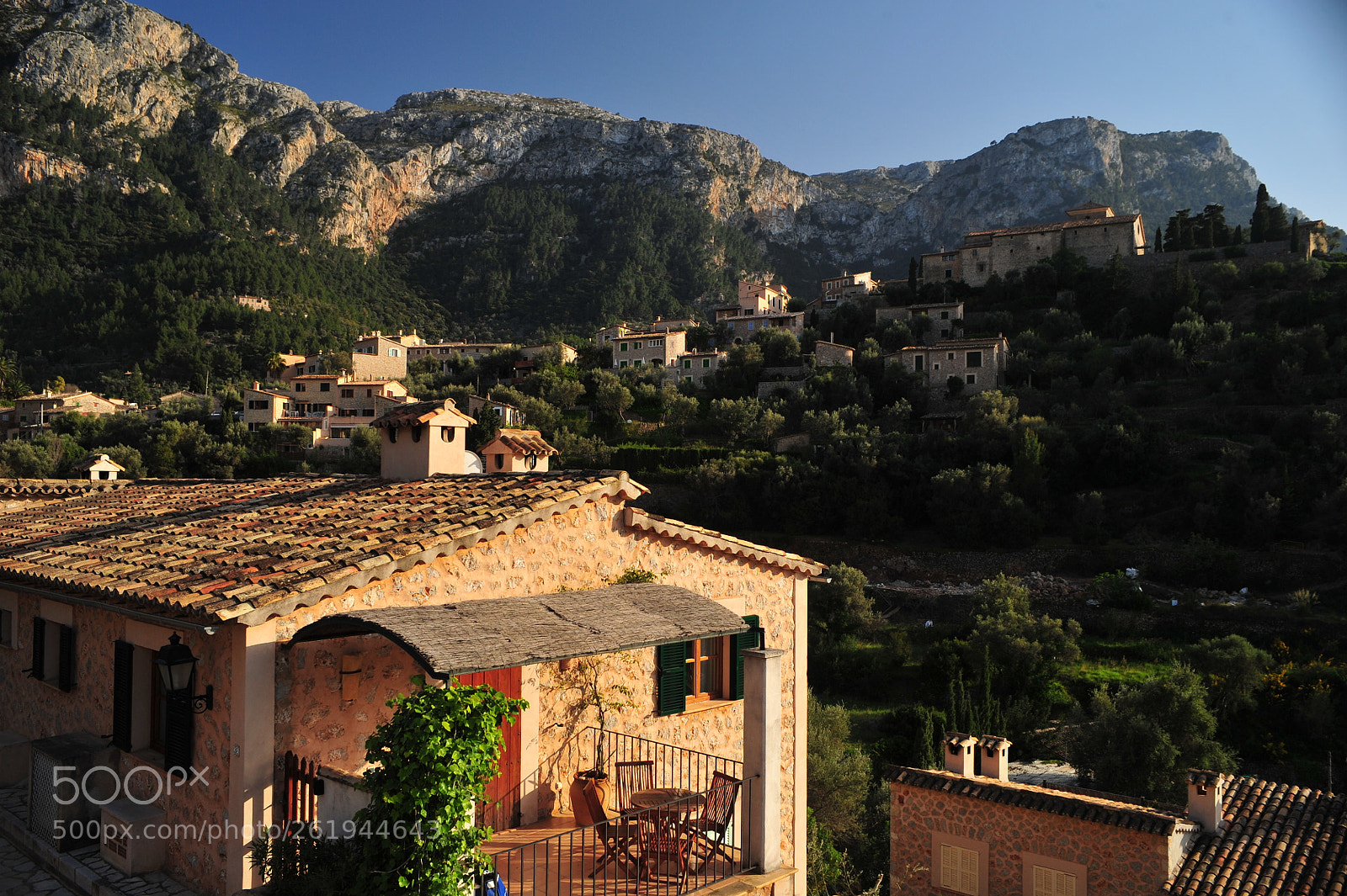 Nikon D3 sample photo. The village of deia photography