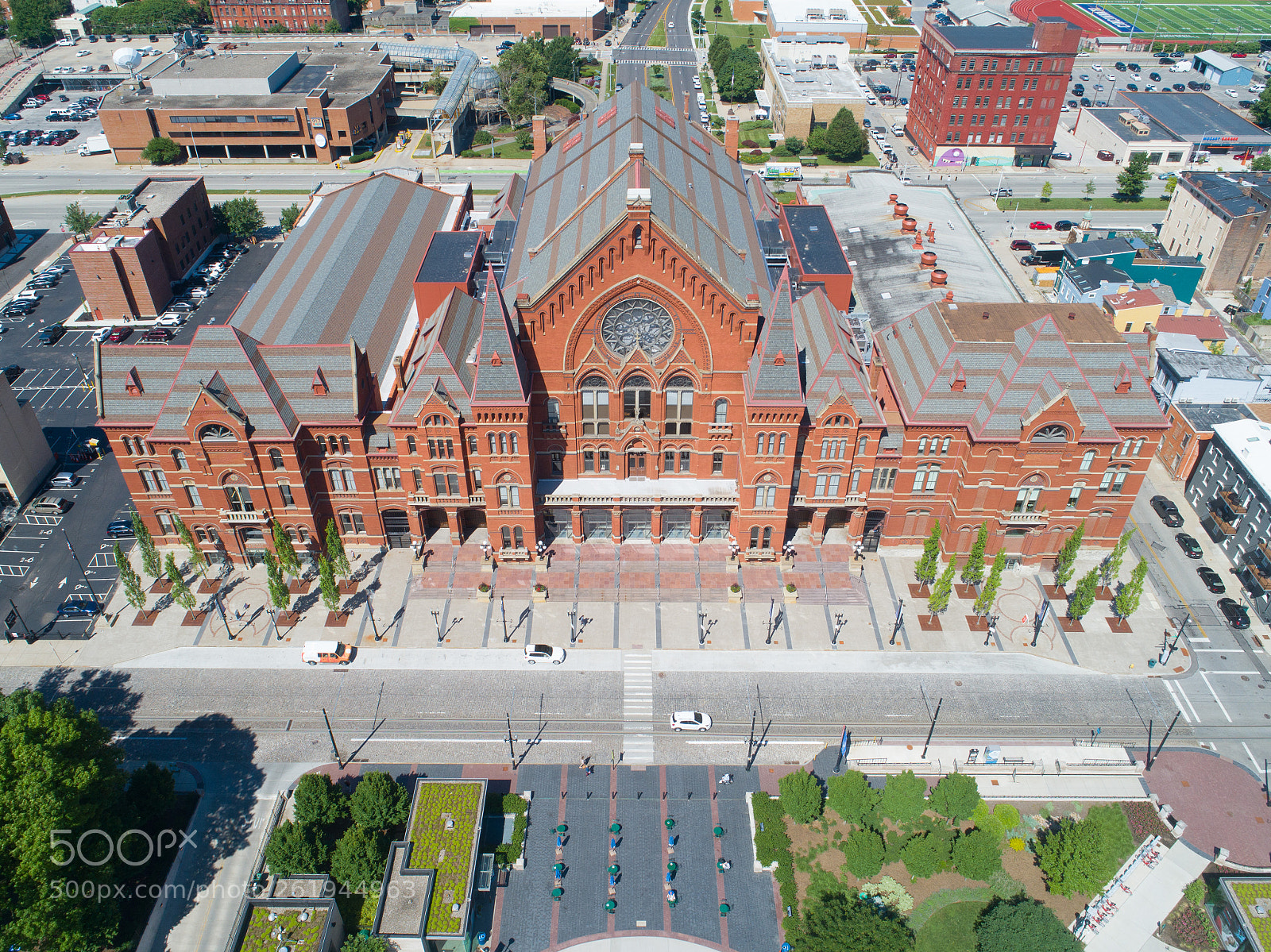 DJI FC6310 sample photo. Cincinnati music hall photography