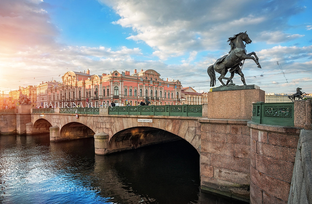 Nikon D800 sample photo. Anichkov bridge in st photography