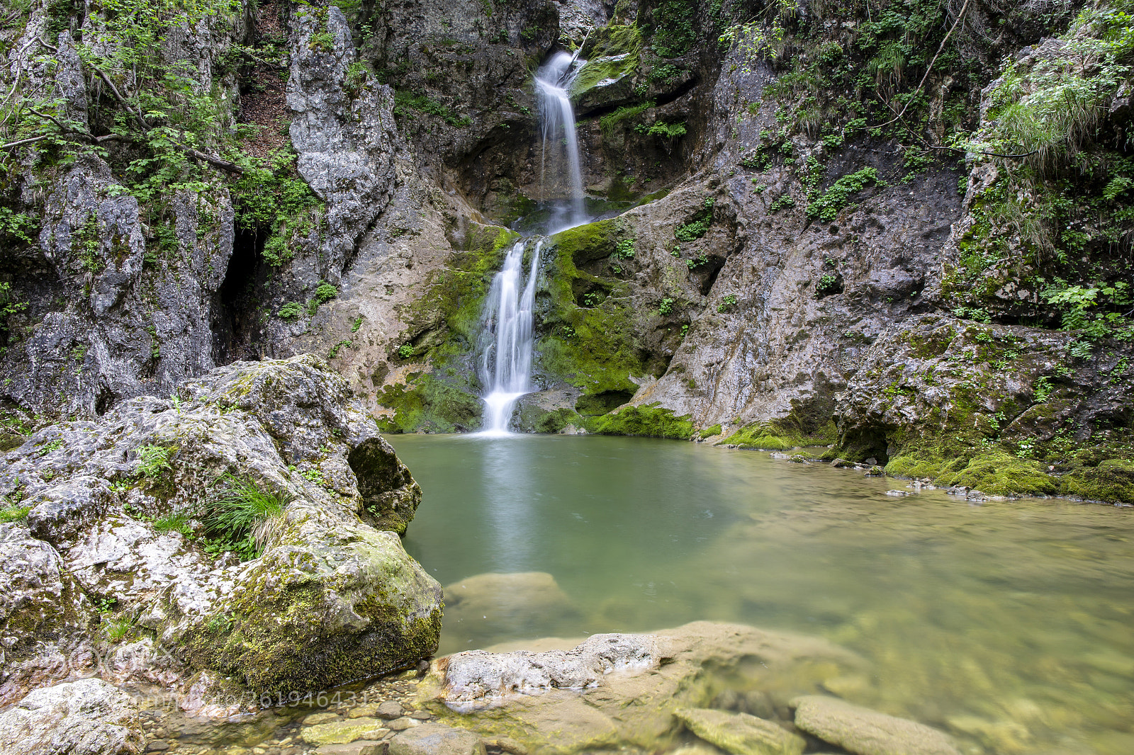 Canon EOS 6D sample photo. Idrija waterfall photography
