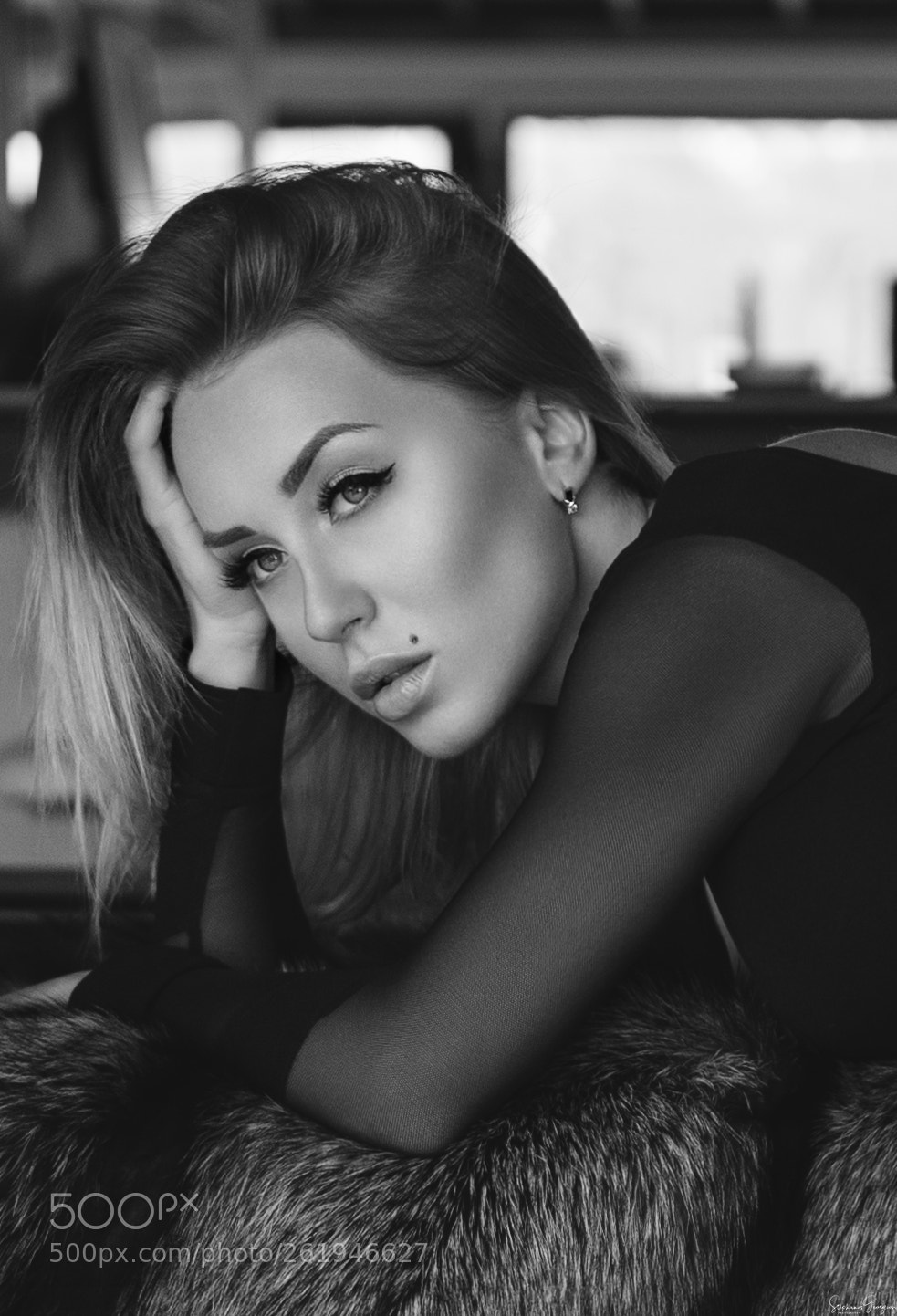 Nikon D750 sample photo. Lana ~ b/w photography