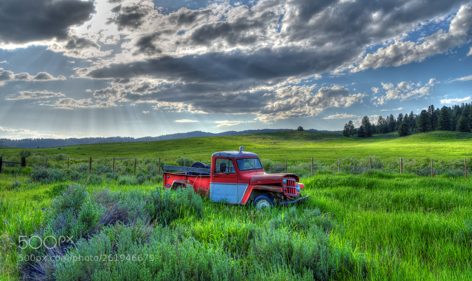Nikon D5300 sample photo. Truck in the field photography