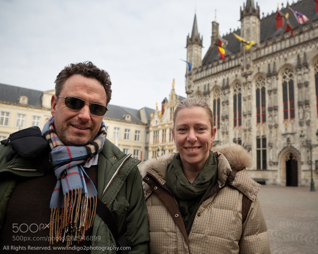 Canon EOS 6D sample photo. Couple visiting bruges photography