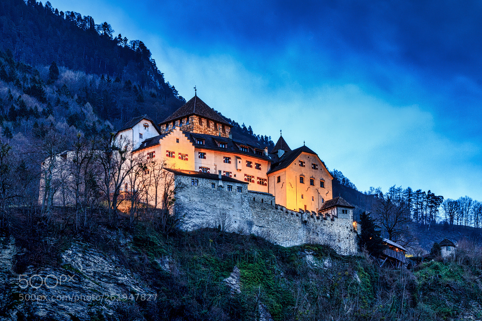 Canon EOS 60D sample photo. Vaduz castle photography