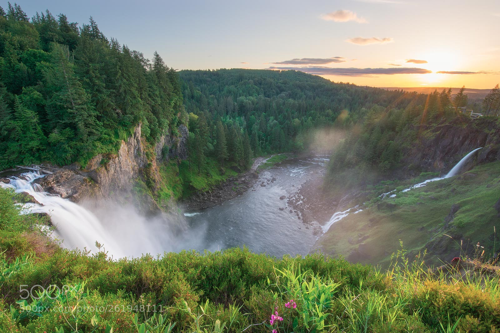 Sony a7 II sample photo. Snoqualmie falls in washington photography