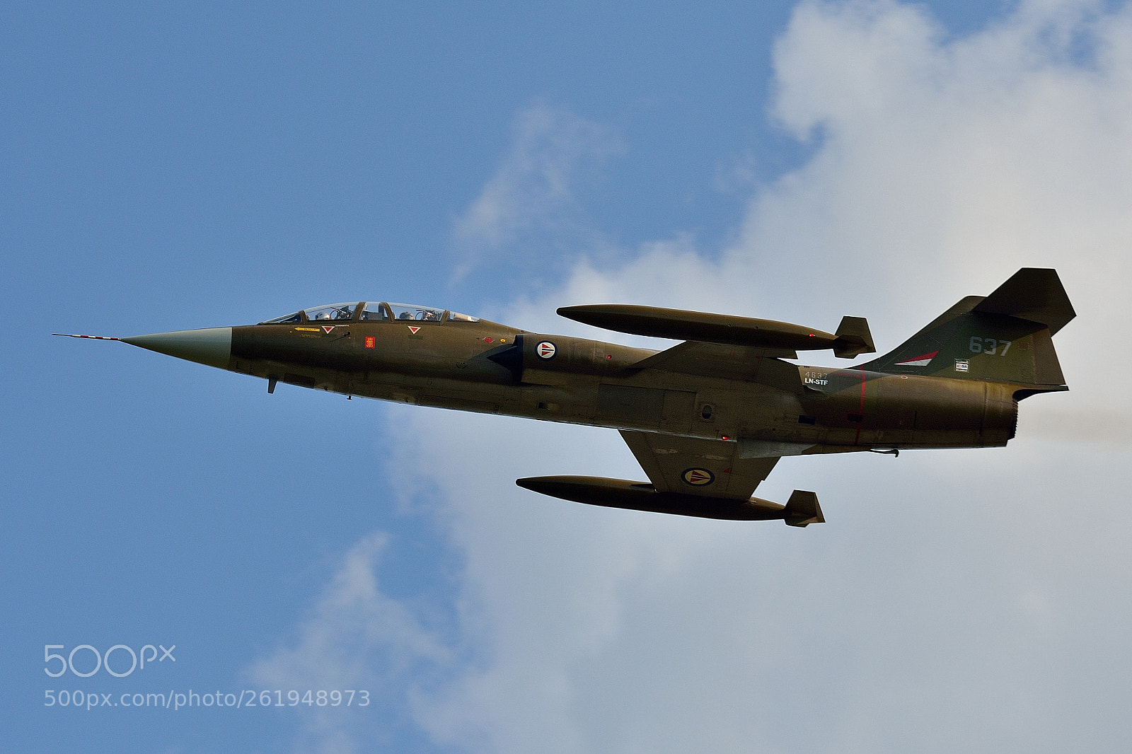 Sigma APO 100-300mm F4 EX IF HSM sample photo. Norwegian f-104 starfighter photography