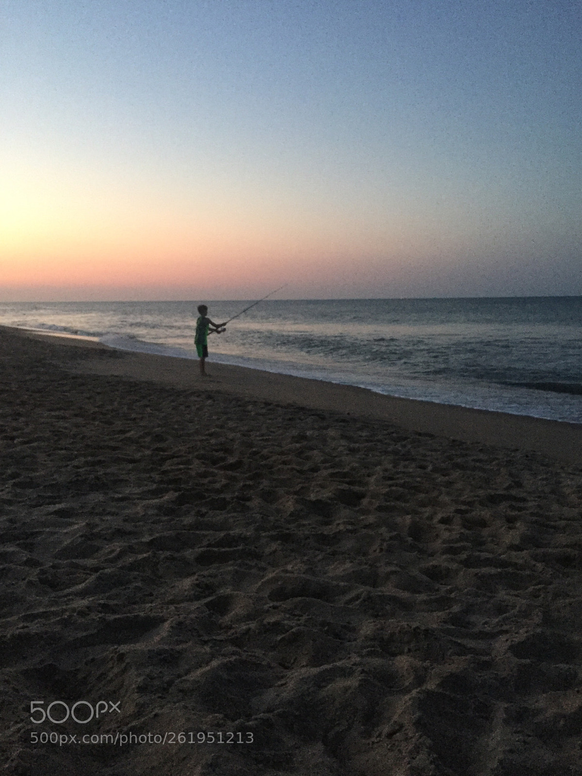 Apple iPhone 6 sample photo. Sunset fishin photography