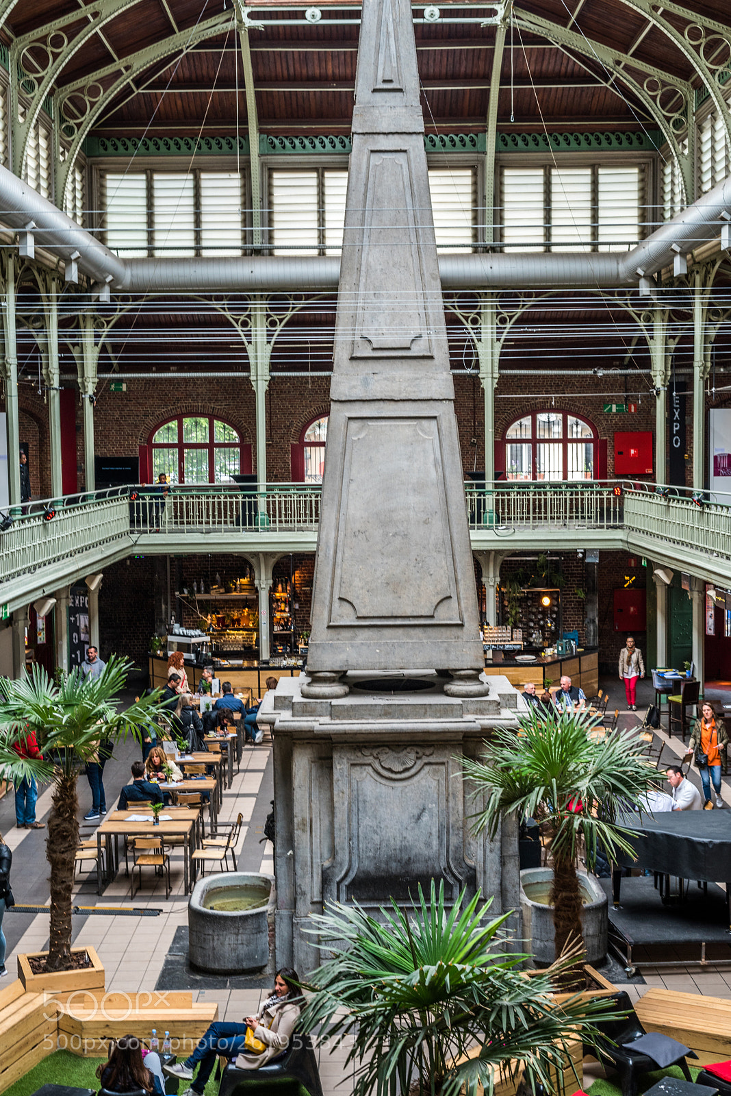 Nikon D750 sample photo. Halles de saint-gery photography