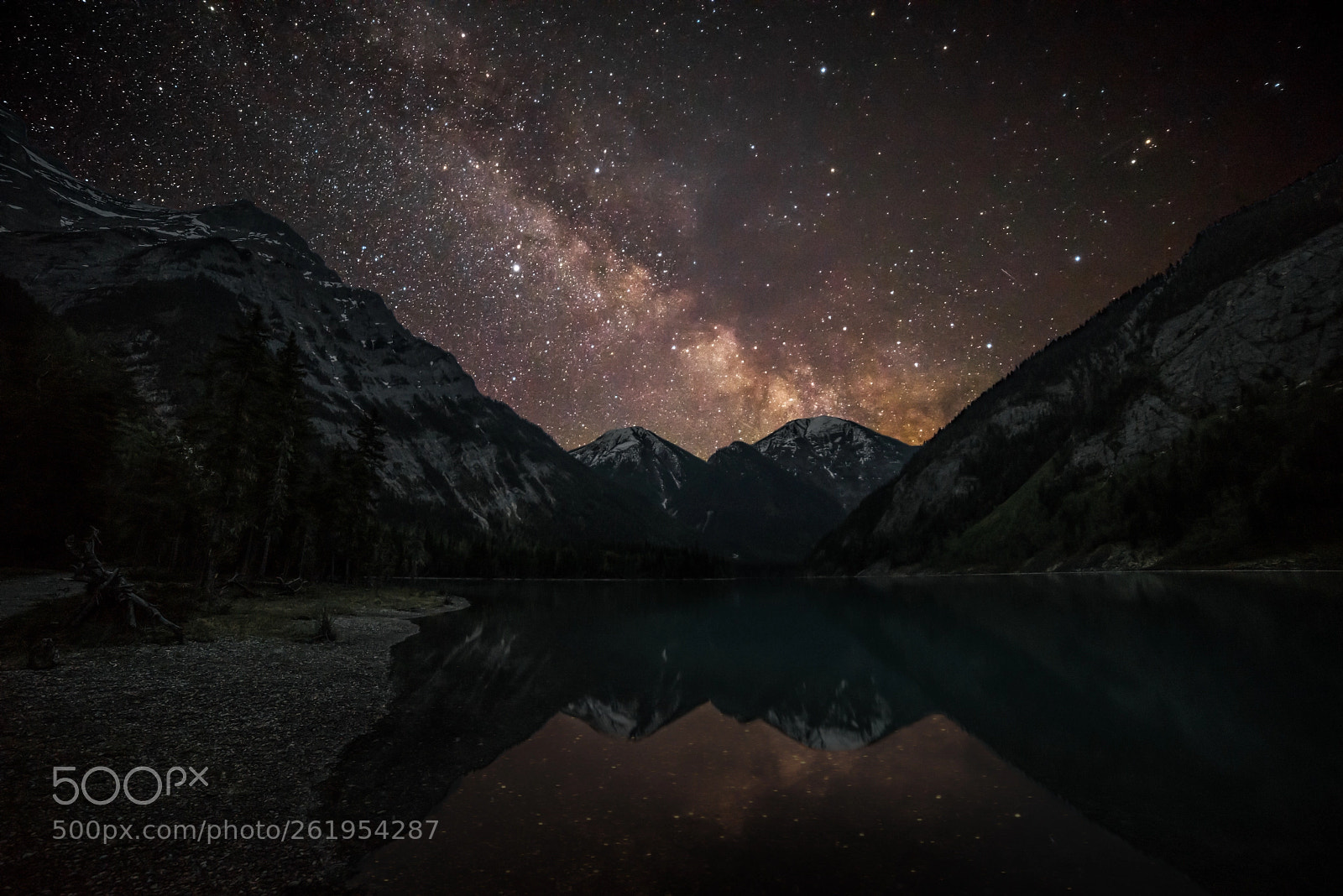 Nikon D610 sample photo. Night over kinney lake photography