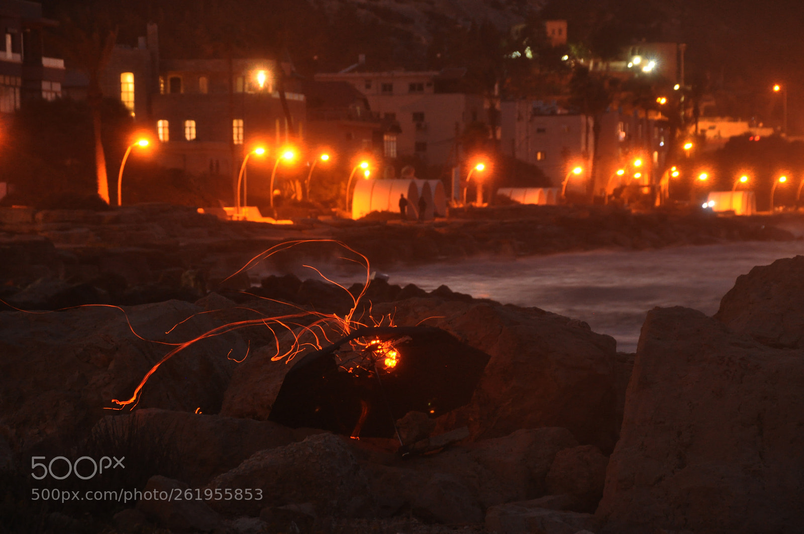 Nikon D90 sample photo. Burning umbrella photography