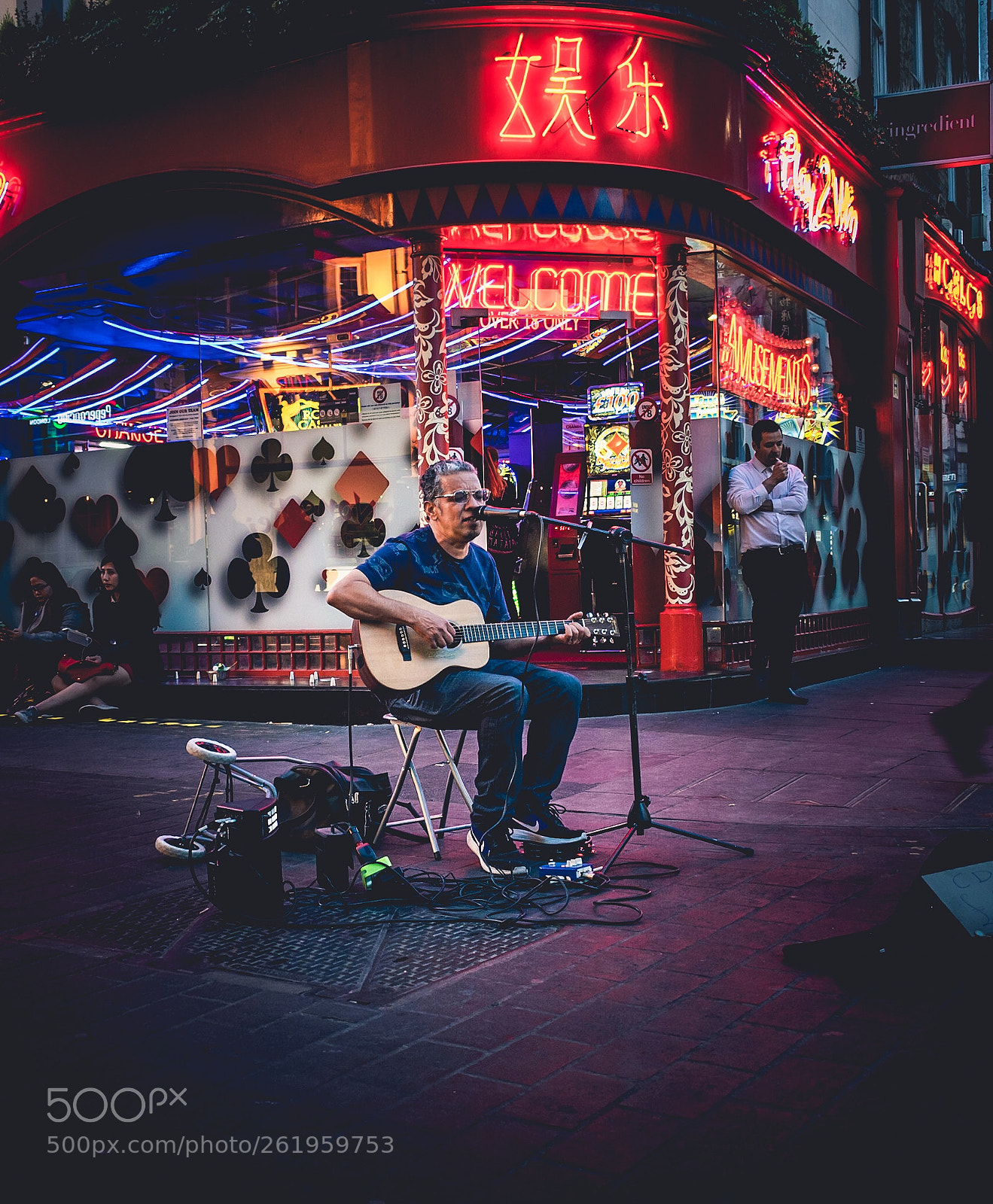 Nikon D5300 sample photo. Catching a busker in photography