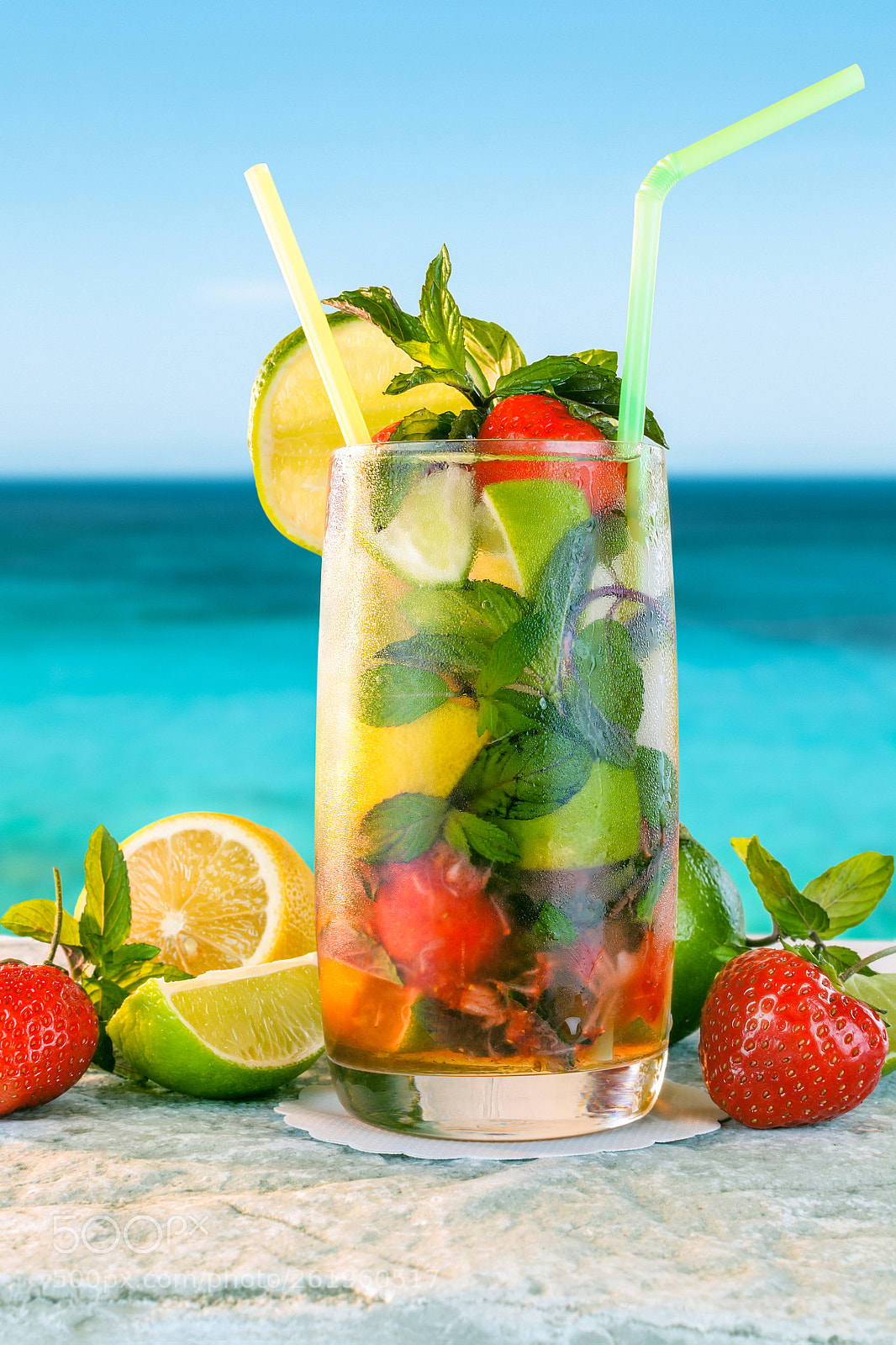 Nikon D3100 sample photo. Mojito cocktail. white rum photography