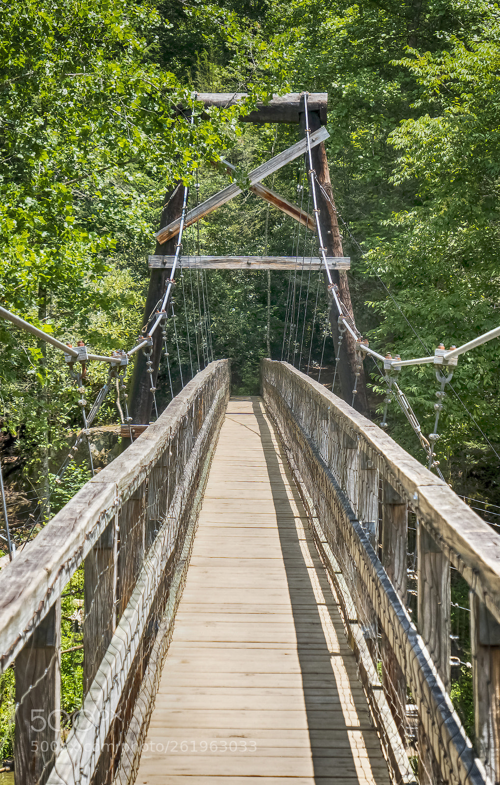 Panasonic Lumix DMC-LX10 (Lumix DMC-LX15) sample photo. Toccoa river swinging bridge () photography