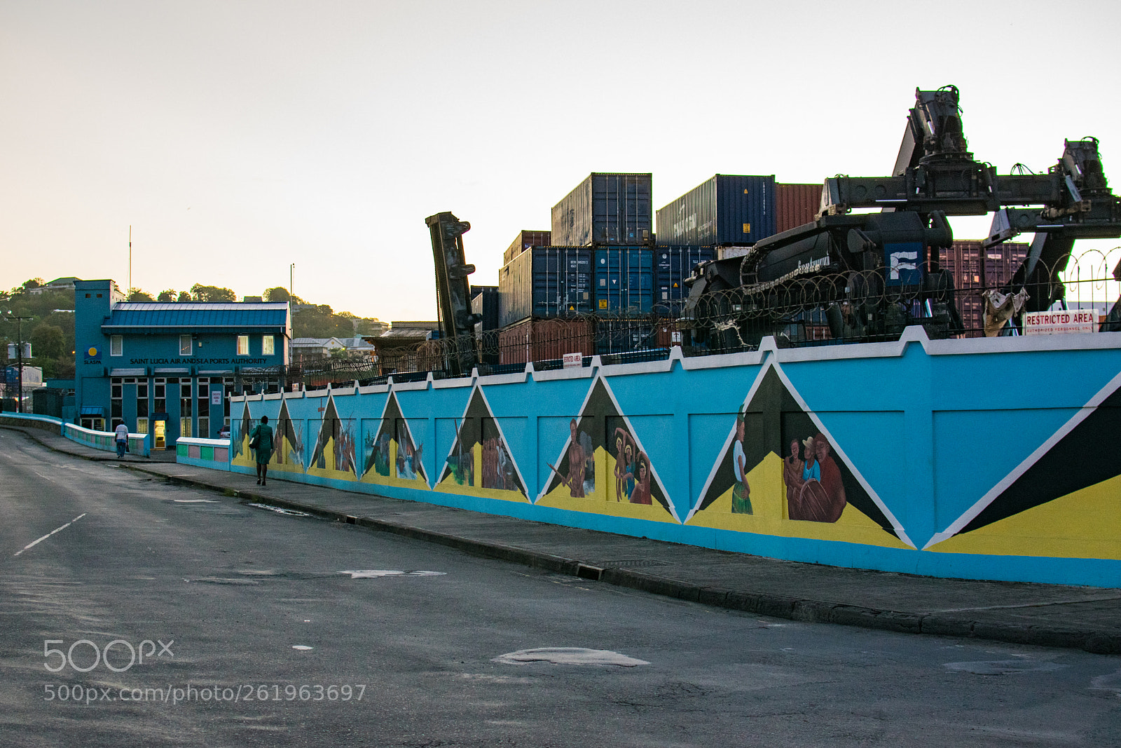 Nikon D3300 sample photo. Castries seaport photography