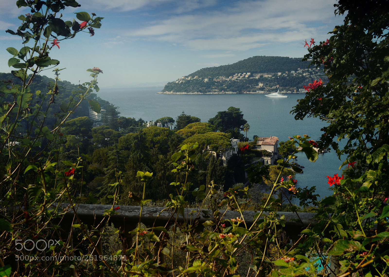 Nikon D600 sample photo. View from villa ephrussi photography