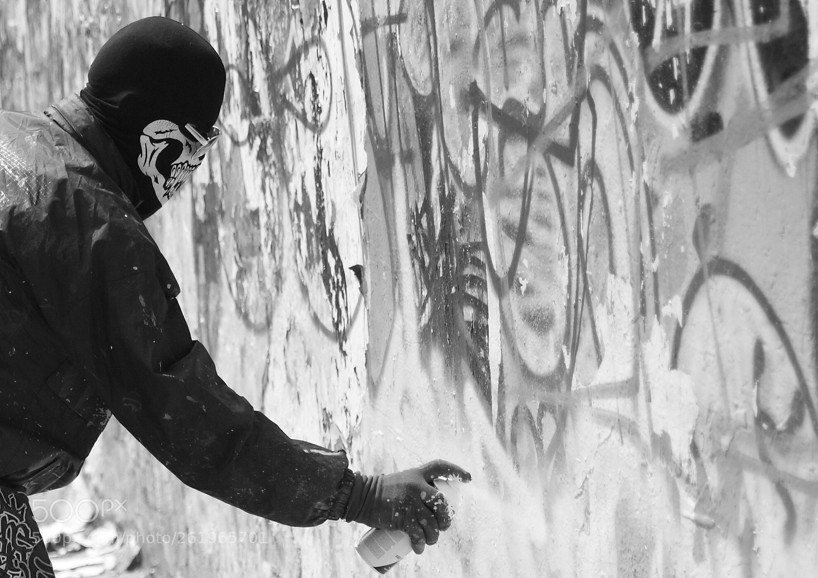 Canon EOS 5D Mark II sample photo. The graffiti sprayer photography