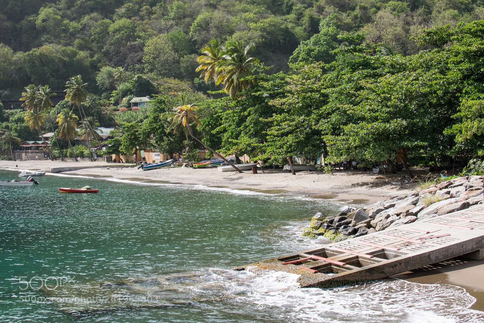 Nikon D3300 sample photo. Soufriere slipway photography