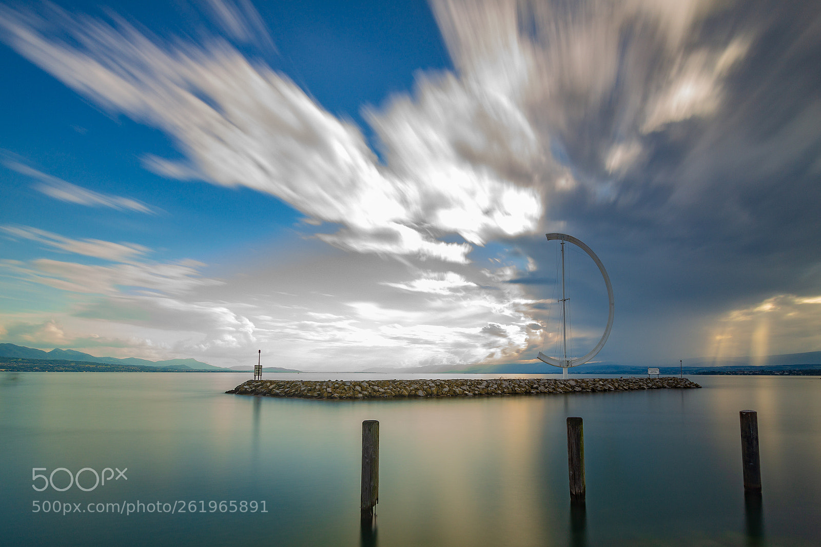 Canon EOS 60D sample photo. Lausanne dreamy water front photography
