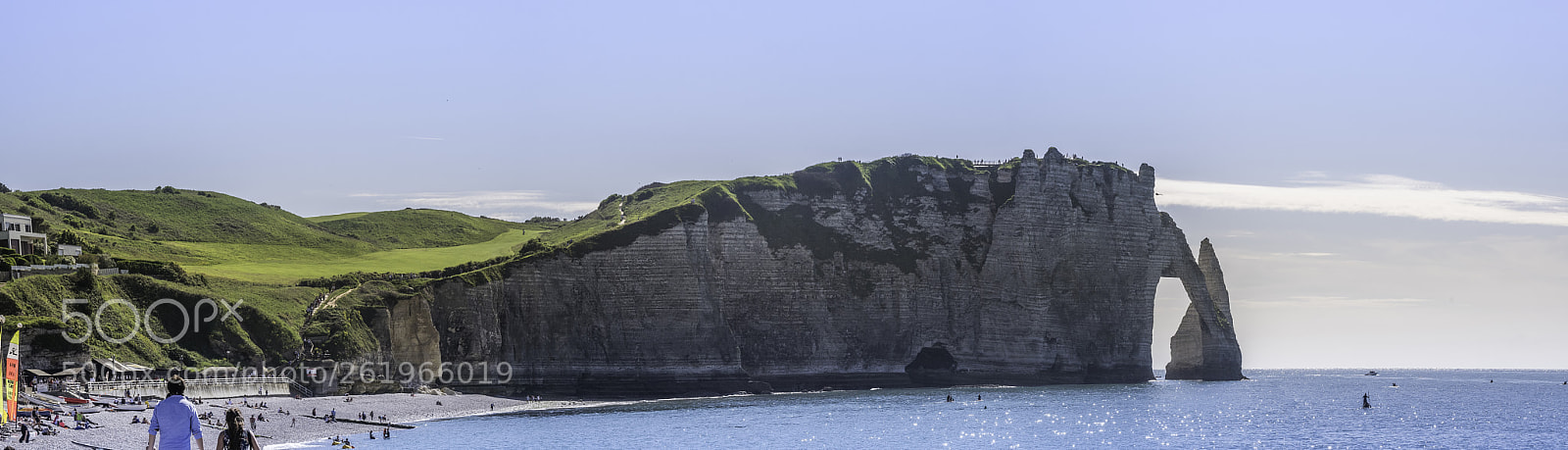 Panasonic Lumix DMC-GX85 (Lumix DMC-GX80 / Lumix DMC-GX7 Mark II) sample photo. Etretat panorama photography
