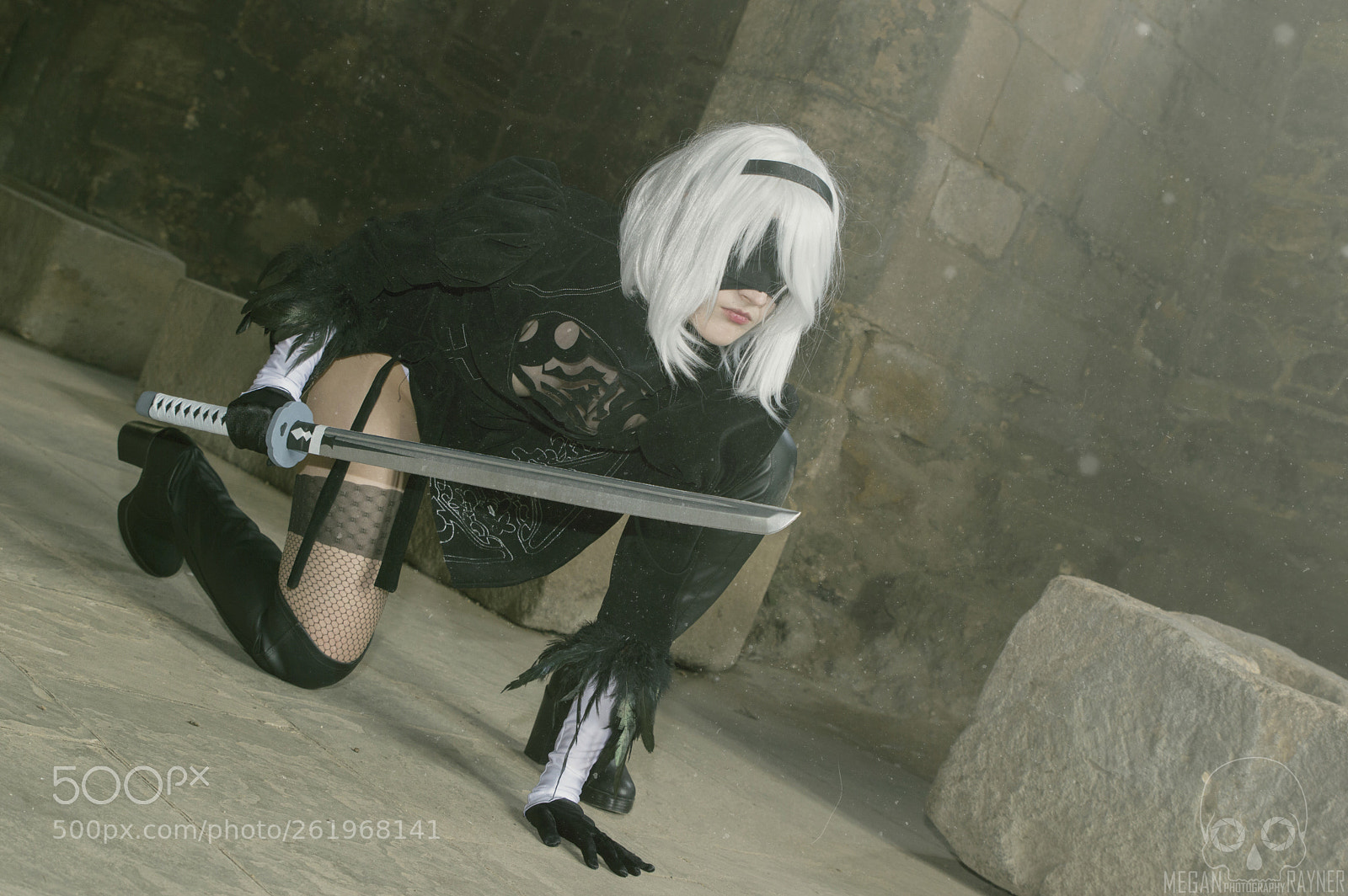 Nikon D3200 sample photo. 2b (nier automata) cosplay photography